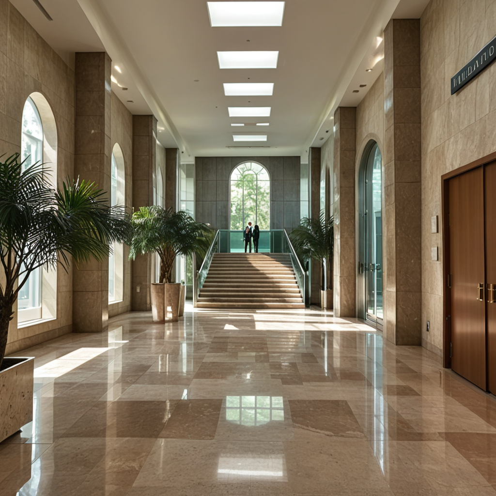 CyberRealisticPony result for prompt 3 weakness check hotel lobby