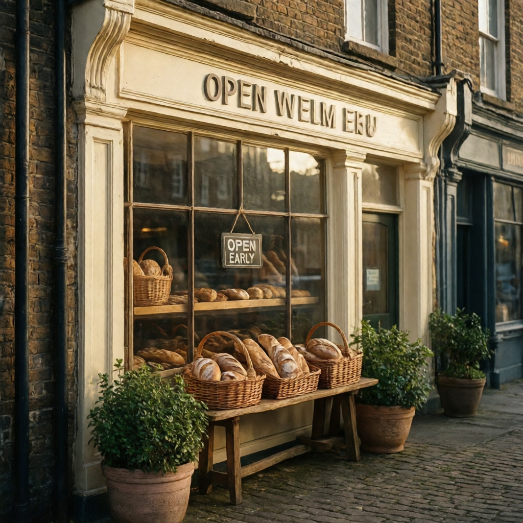 Qwen Image result for prompt 1 signage test bakery sign